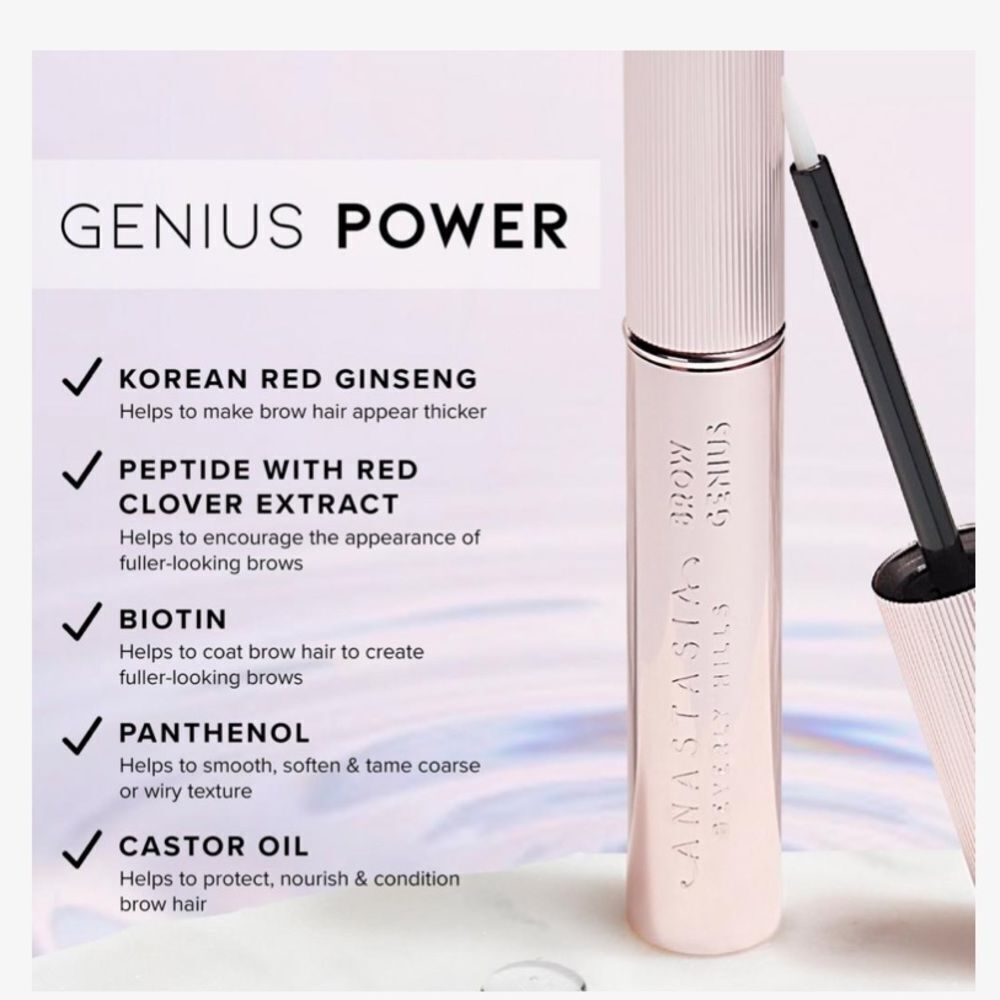 Anastasia Beverly Hills BROW GENIUS Brow Serum new brow growth, fuller thicker